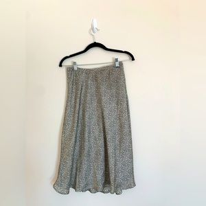 Nordstrom // Midi Skirt // Tiny Cheetah Print